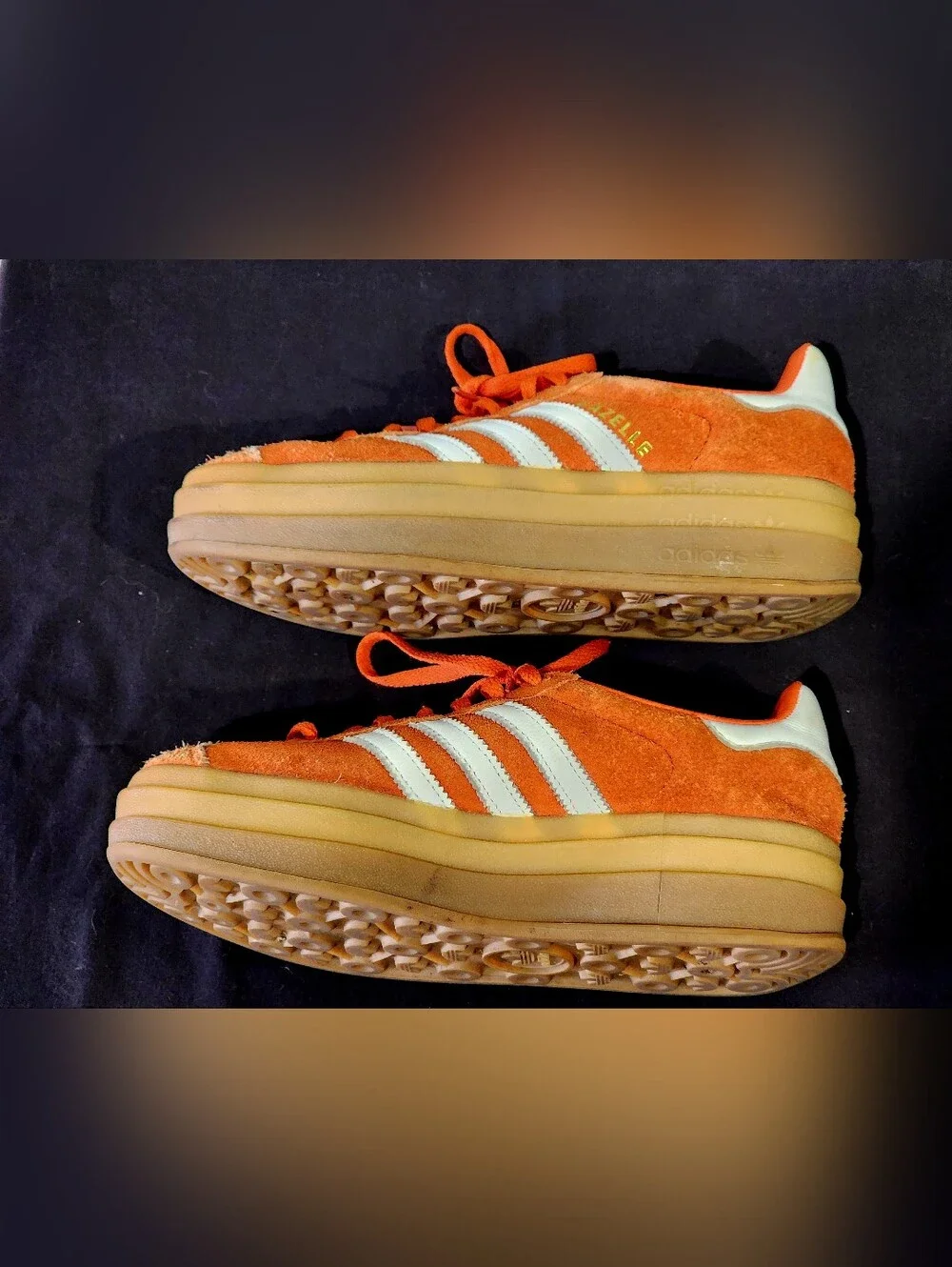 Adidas Gazelle | Collegiate Orange Gum | Retro-inspired | U.S. Big Kids 6